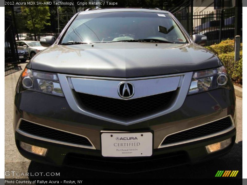Grigio Metallic / Taupe 2012 Acura MDX SH-AWD Technology
