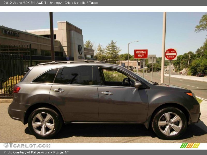 Grigio Metallic / Taupe 2012 Acura MDX SH-AWD Technology