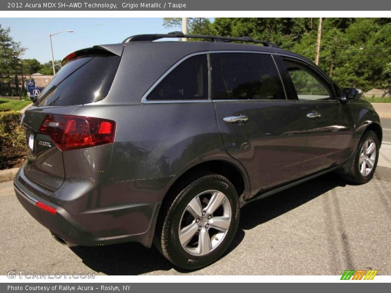 Grigio Metallic / Taupe 2012 Acura MDX SH-AWD Technology
