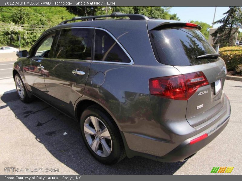 Grigio Metallic / Taupe 2012 Acura MDX SH-AWD Technology