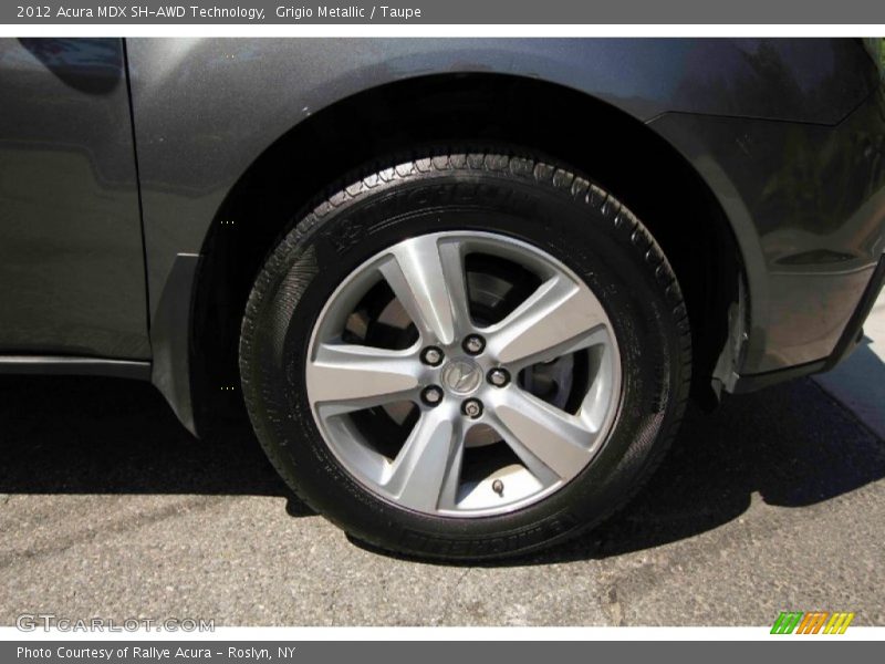 Grigio Metallic / Taupe 2012 Acura MDX SH-AWD Technology