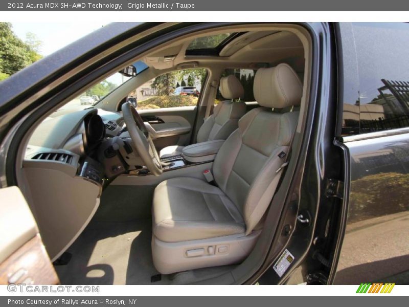 Grigio Metallic / Taupe 2012 Acura MDX SH-AWD Technology