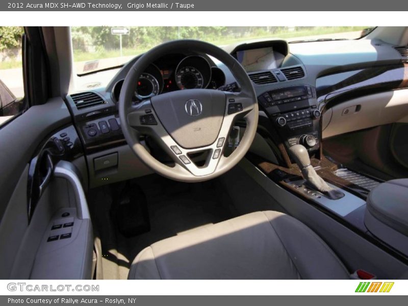 Grigio Metallic / Taupe 2012 Acura MDX SH-AWD Technology