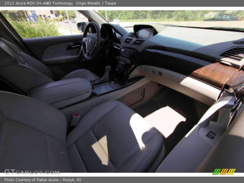 Grigio Metallic / Taupe 2012 Acura MDX SH-AWD Technology