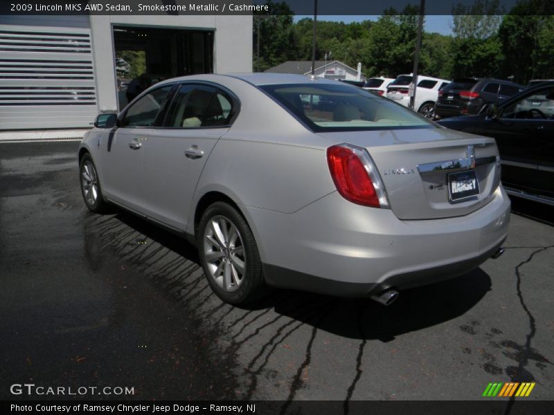 Smokestone Metallic / Cashmere 2009 Lincoln MKS AWD Sedan