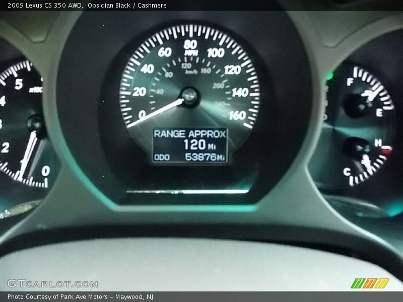 Obsidian Black / Cashmere 2009 Lexus GS 350 AWD