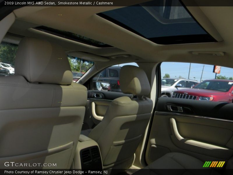 Smokestone Metallic / Cashmere 2009 Lincoln MKS AWD Sedan