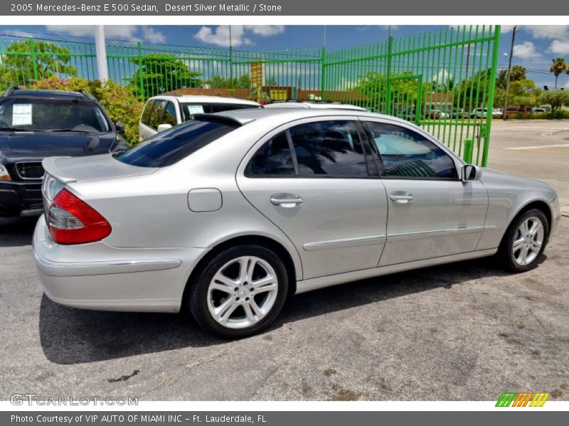 Desert Silver Metallic / Stone 2005 Mercedes-Benz E 500 Sedan