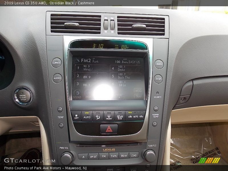 Obsidian Black / Cashmere 2009 Lexus GS 350 AWD