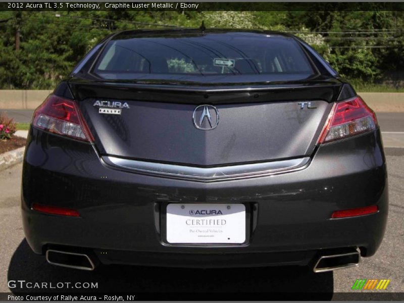 Graphite Luster Metallic / Ebony 2012 Acura TL 3.5 Technology