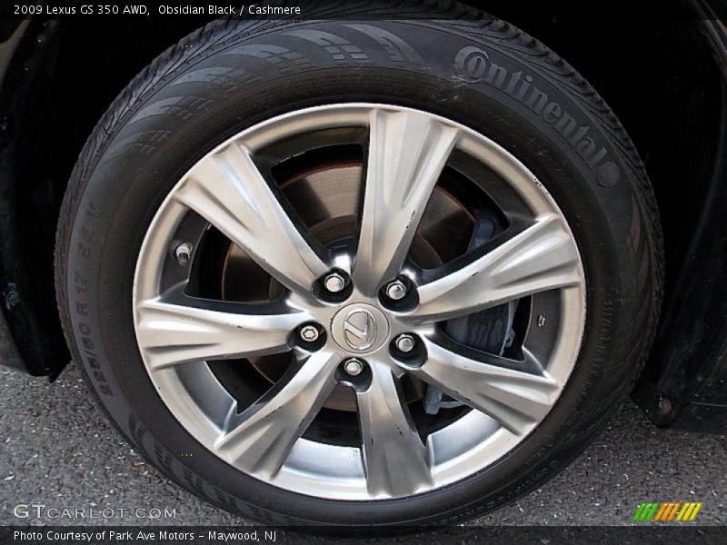 Obsidian Black / Cashmere 2009 Lexus GS 350 AWD