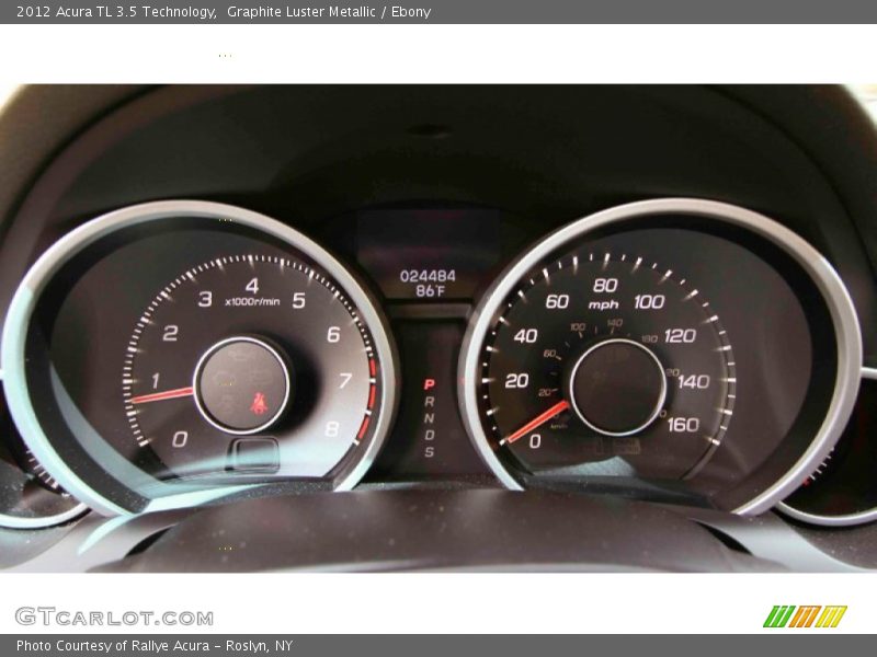 Graphite Luster Metallic / Ebony 2012 Acura TL 3.5 Technology