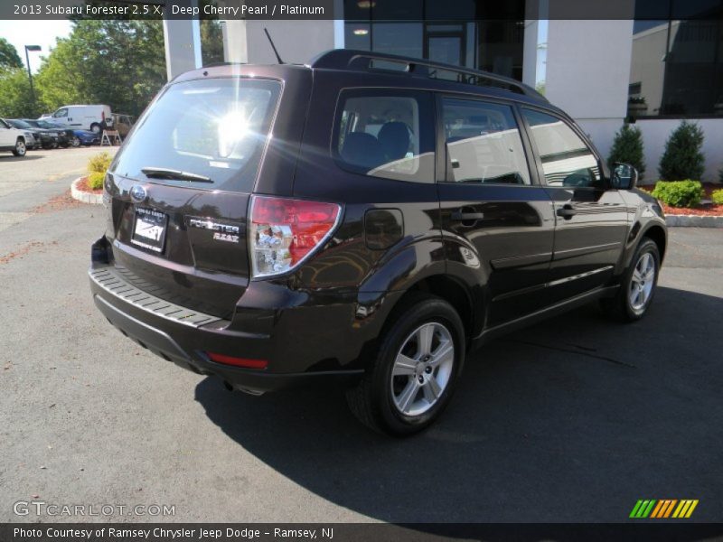 Deep Cherry Pearl / Platinum 2013 Subaru Forester 2.5 X