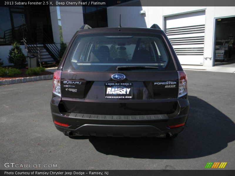 Deep Cherry Pearl / Platinum 2013 Subaru Forester 2.5 X