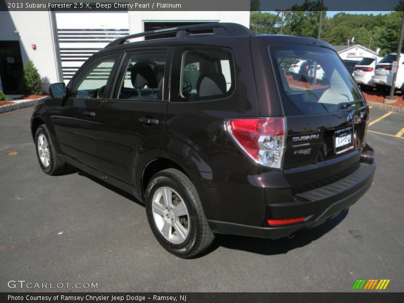 Deep Cherry Pearl / Platinum 2013 Subaru Forester 2.5 X