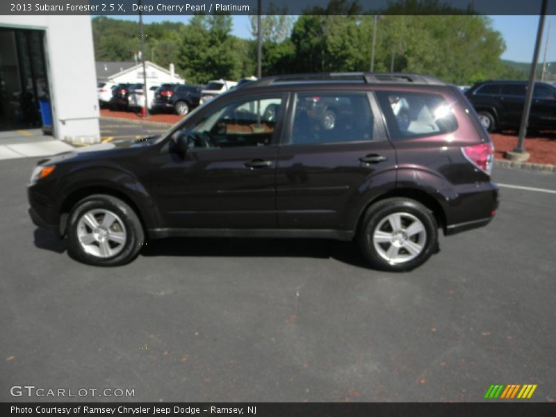 Deep Cherry Pearl / Platinum 2013 Subaru Forester 2.5 X