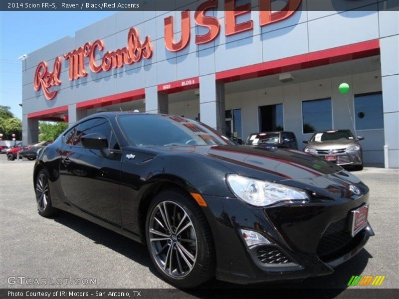 Raven / Black/Red Accents 2014 Scion FR-S