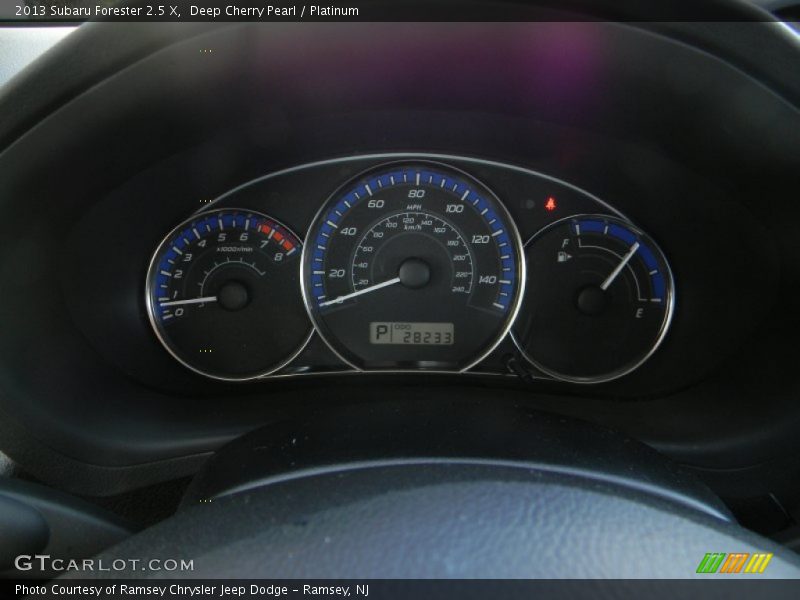 Deep Cherry Pearl / Platinum 2013 Subaru Forester 2.5 X