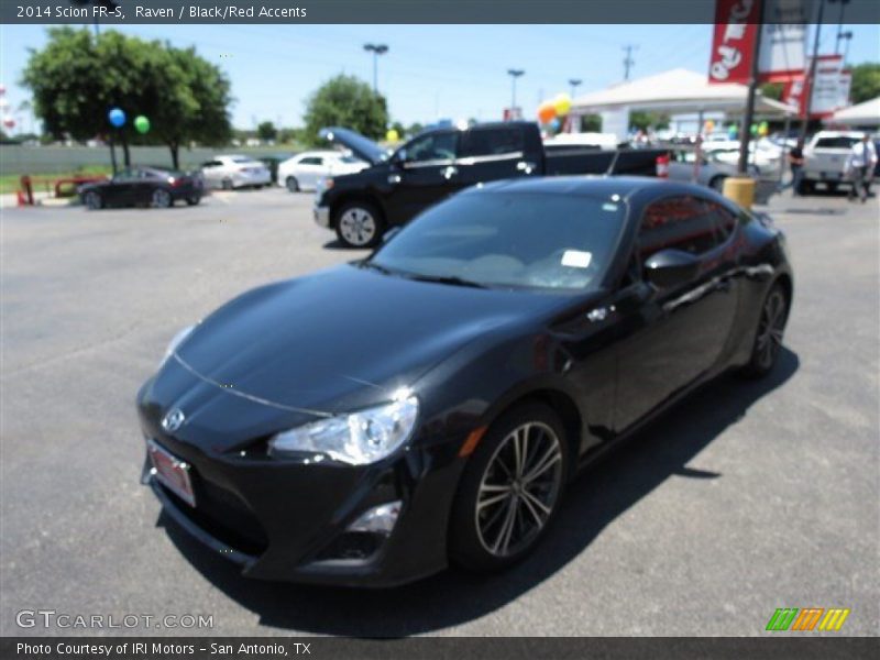 Raven / Black/Red Accents 2014 Scion FR-S