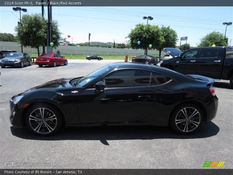 Raven / Black/Red Accents 2014 Scion FR-S