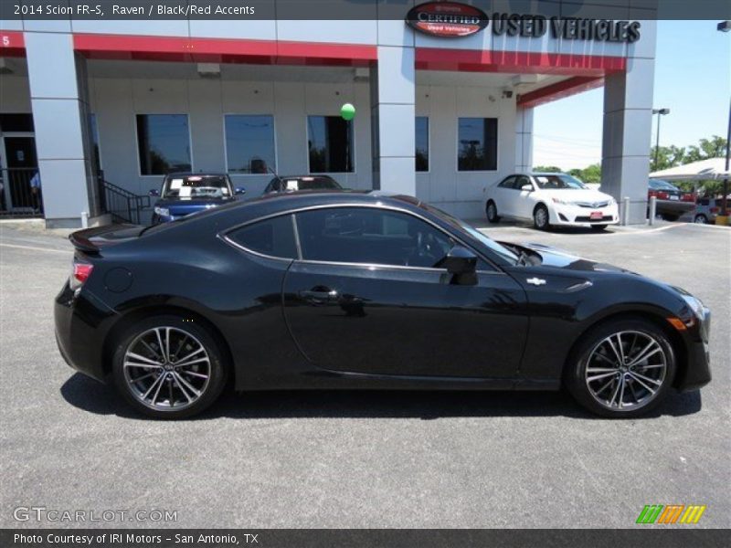 Raven / Black/Red Accents 2014 Scion FR-S