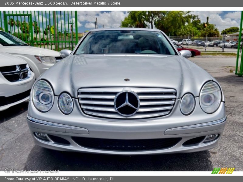 Desert Silver Metallic / Stone 2005 Mercedes-Benz E 500 Sedan