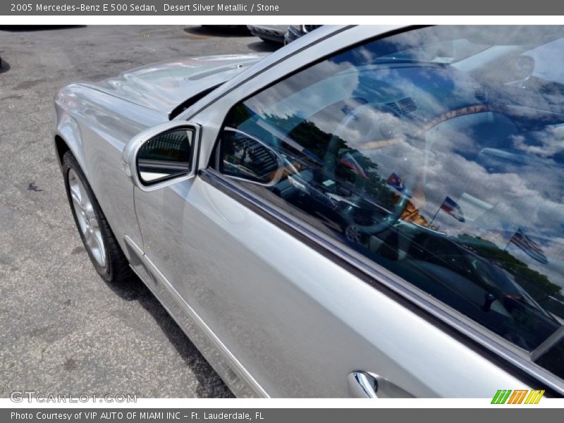 Desert Silver Metallic / Stone 2005 Mercedes-Benz E 500 Sedan