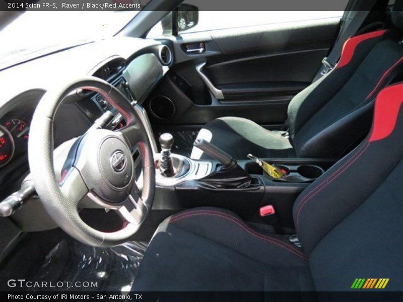 Raven / Black/Red Accents 2014 Scion FR-S