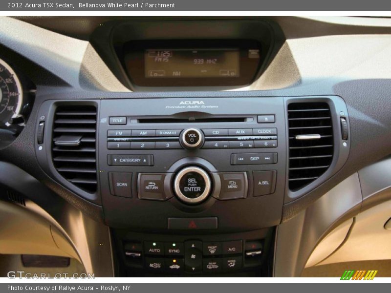 Bellanova White Pearl / Parchment 2012 Acura TSX Sedan