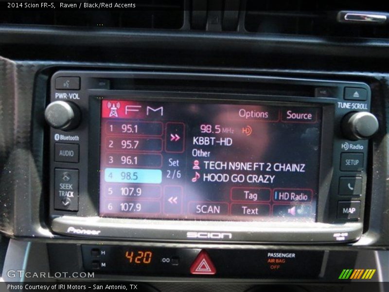 Raven / Black/Red Accents 2014 Scion FR-S