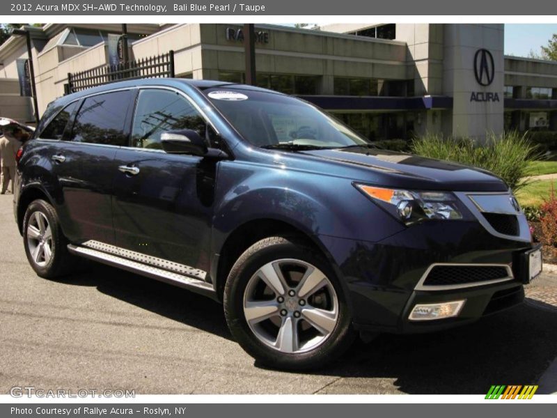 Bali Blue Pearl / Taupe 2012 Acura MDX SH-AWD Technology
