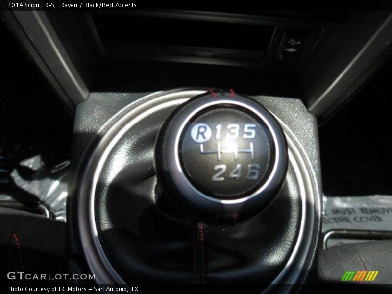 Raven / Black/Red Accents 2014 Scion FR-S