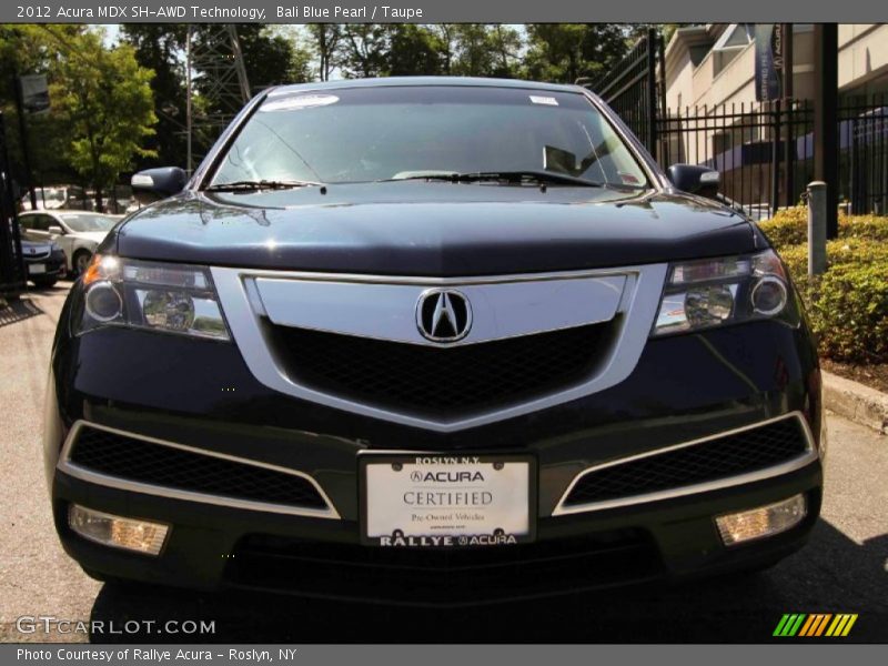 Bali Blue Pearl / Taupe 2012 Acura MDX SH-AWD Technology