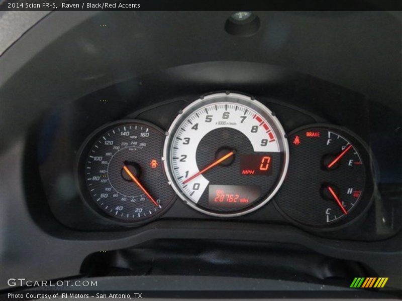 Raven / Black/Red Accents 2014 Scion FR-S