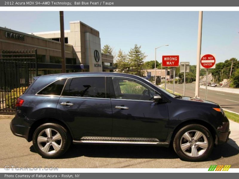 Bali Blue Pearl / Taupe 2012 Acura MDX SH-AWD Technology
