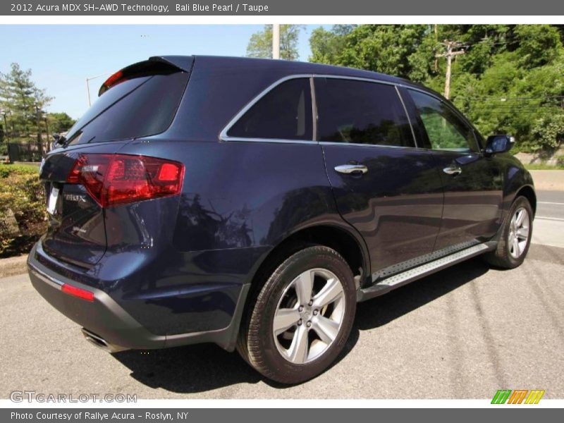 Bali Blue Pearl / Taupe 2012 Acura MDX SH-AWD Technology