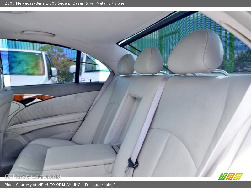 Desert Silver Metallic / Stone 2005 Mercedes-Benz E 500 Sedan