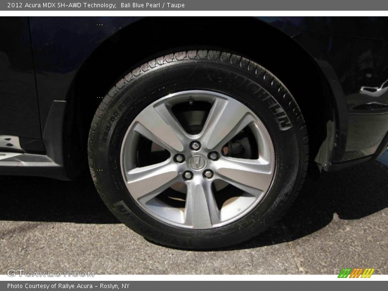 Bali Blue Pearl / Taupe 2012 Acura MDX SH-AWD Technology