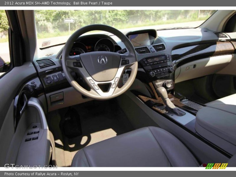 Bali Blue Pearl / Taupe 2012 Acura MDX SH-AWD Technology