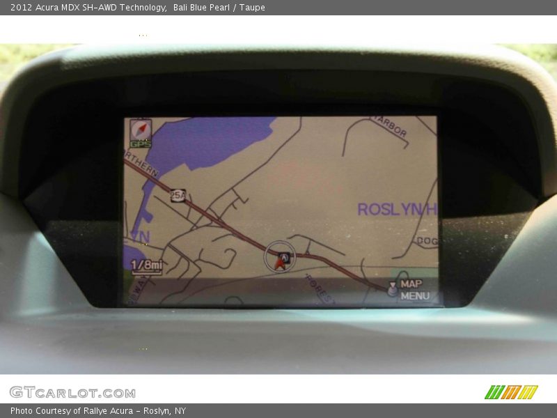 Bali Blue Pearl / Taupe 2012 Acura MDX SH-AWD Technology
