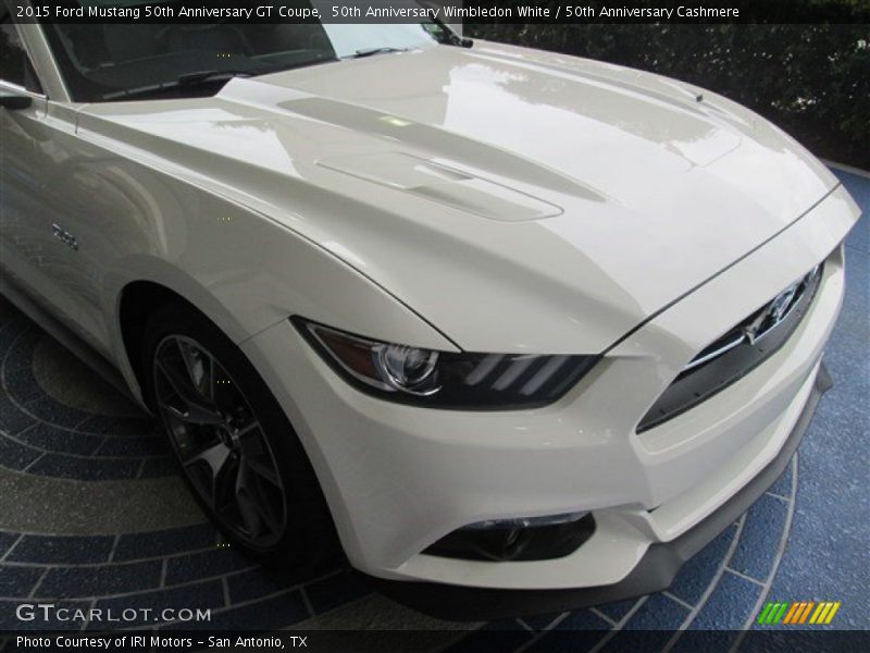 50th Anniversary Wimbledon White / 50th Anniversary Cashmere 2015 Ford Mustang 50th Anniversary GT Coupe