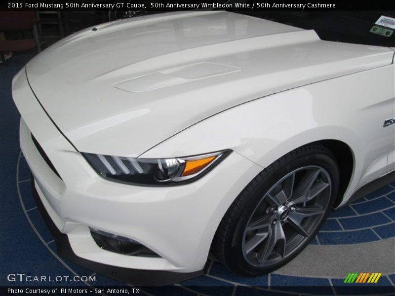 50th Anniversary Wimbledon White / 50th Anniversary Cashmere 2015 Ford Mustang 50th Anniversary GT Coupe