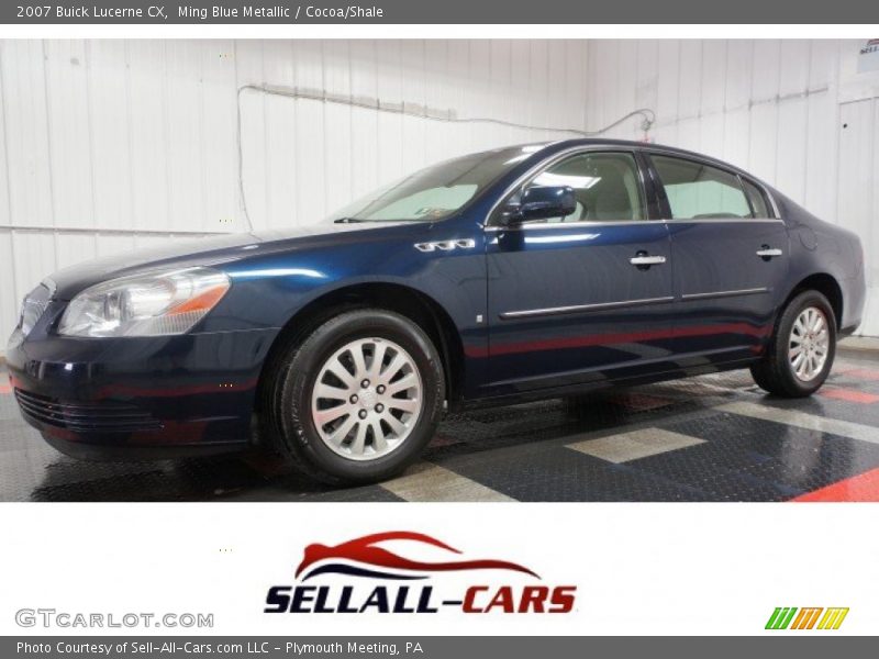 Ming Blue Metallic / Cocoa/Shale 2007 Buick Lucerne CX