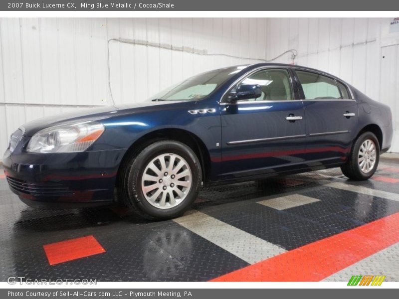 Ming Blue Metallic / Cocoa/Shale 2007 Buick Lucerne CX