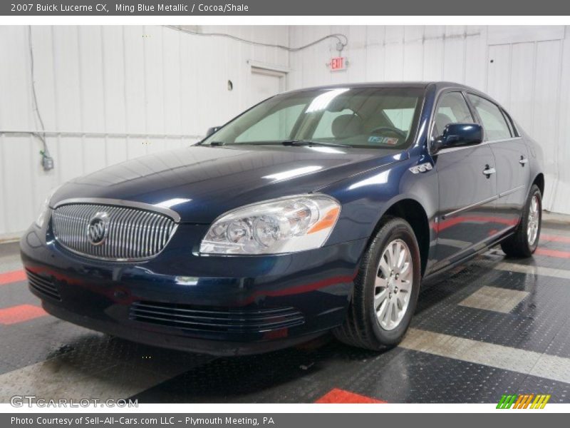 Ming Blue Metallic / Cocoa/Shale 2007 Buick Lucerne CX