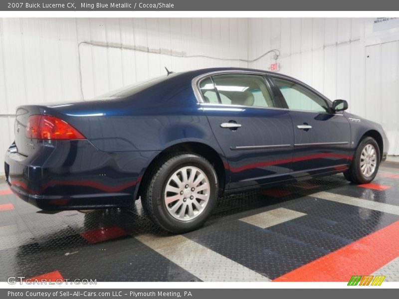 Ming Blue Metallic / Cocoa/Shale 2007 Buick Lucerne CX
