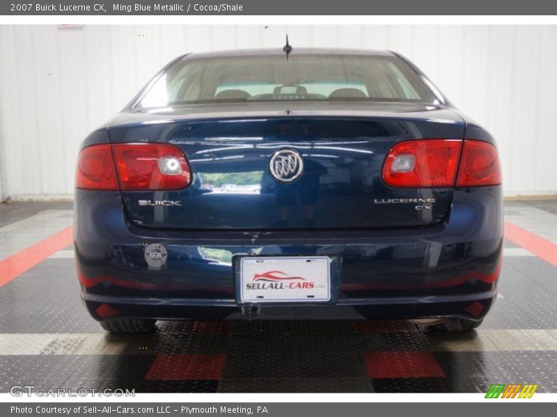 Ming Blue Metallic / Cocoa/Shale 2007 Buick Lucerne CX
