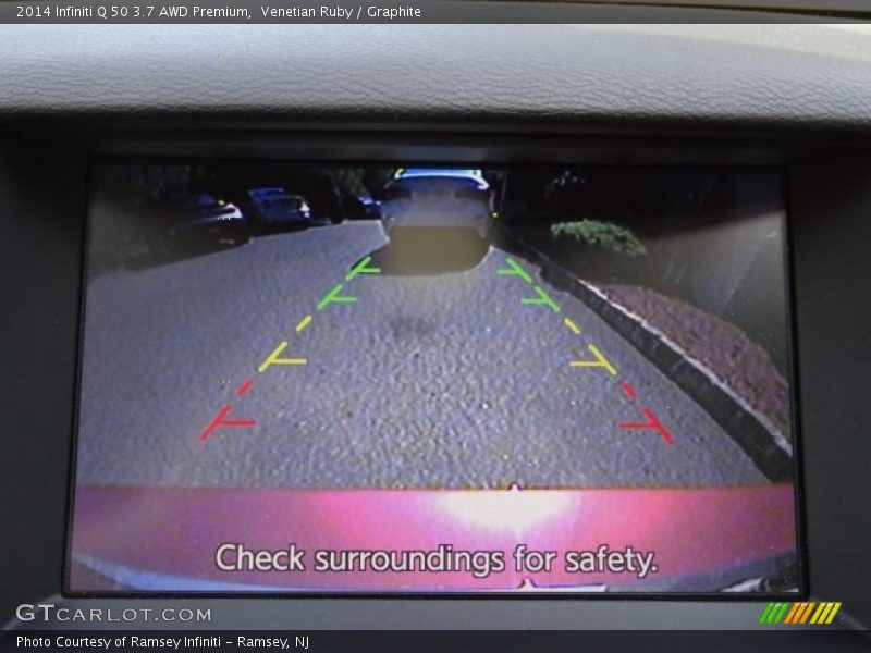 Venetian Ruby / Graphite 2014 Infiniti Q 50 3.7 AWD Premium