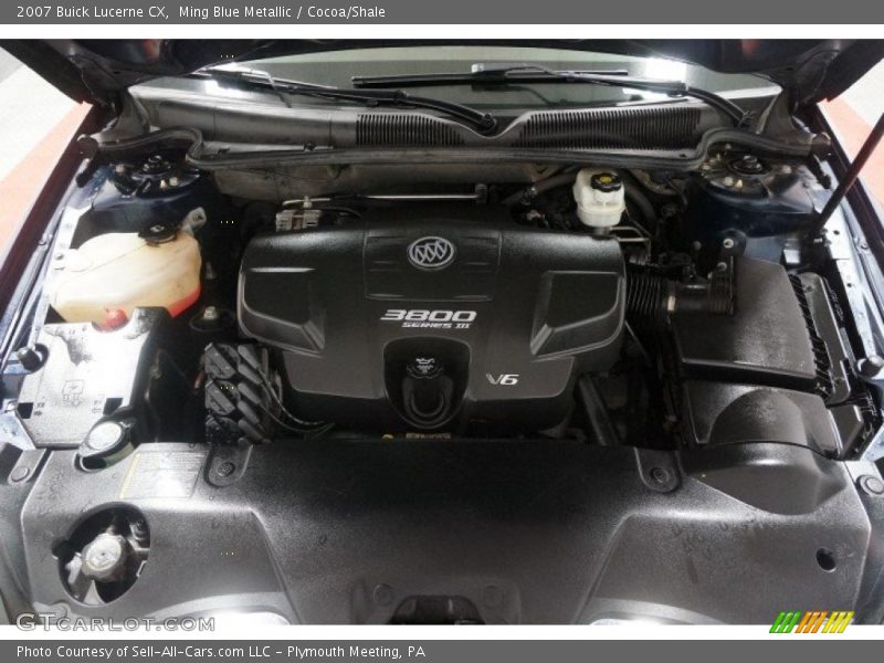 Ming Blue Metallic / Cocoa/Shale 2007 Buick Lucerne CX