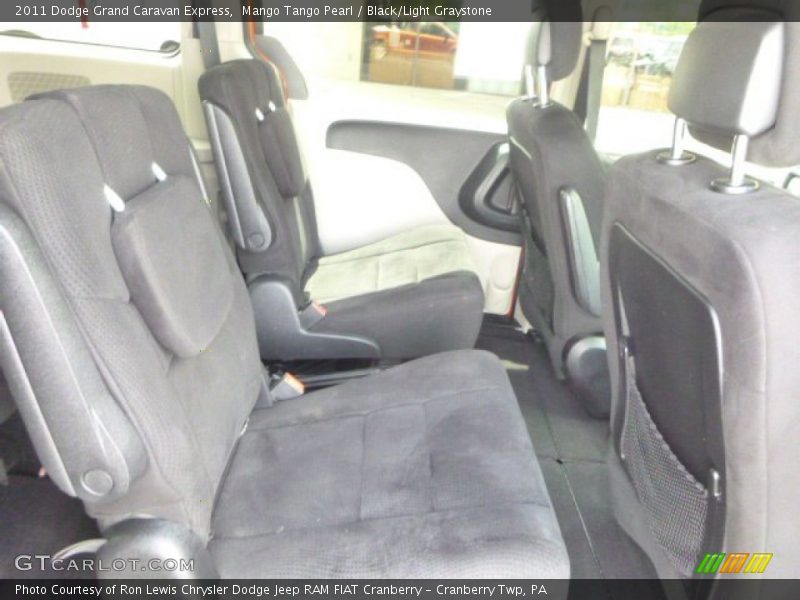Mango Tango Pearl / Black/Light Graystone 2011 Dodge Grand Caravan Express